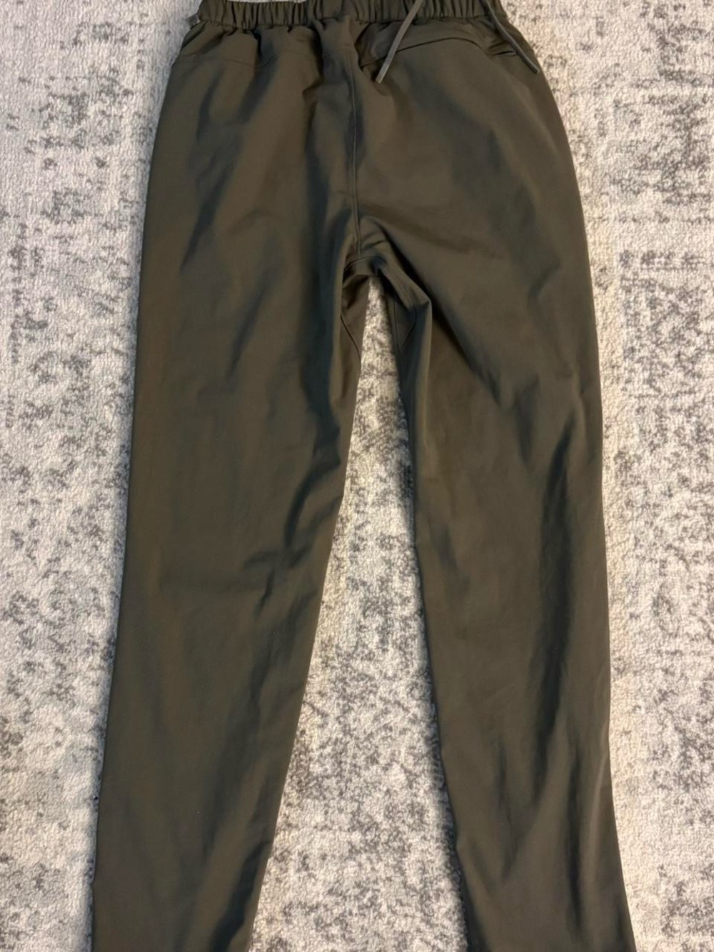 Women’s Small Lululemon Olive Green Trouser Pants - Picture 2 of 7
